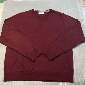 OLD NAVY⚜️ men’s V-Neck Burgundy Sweaters size XL